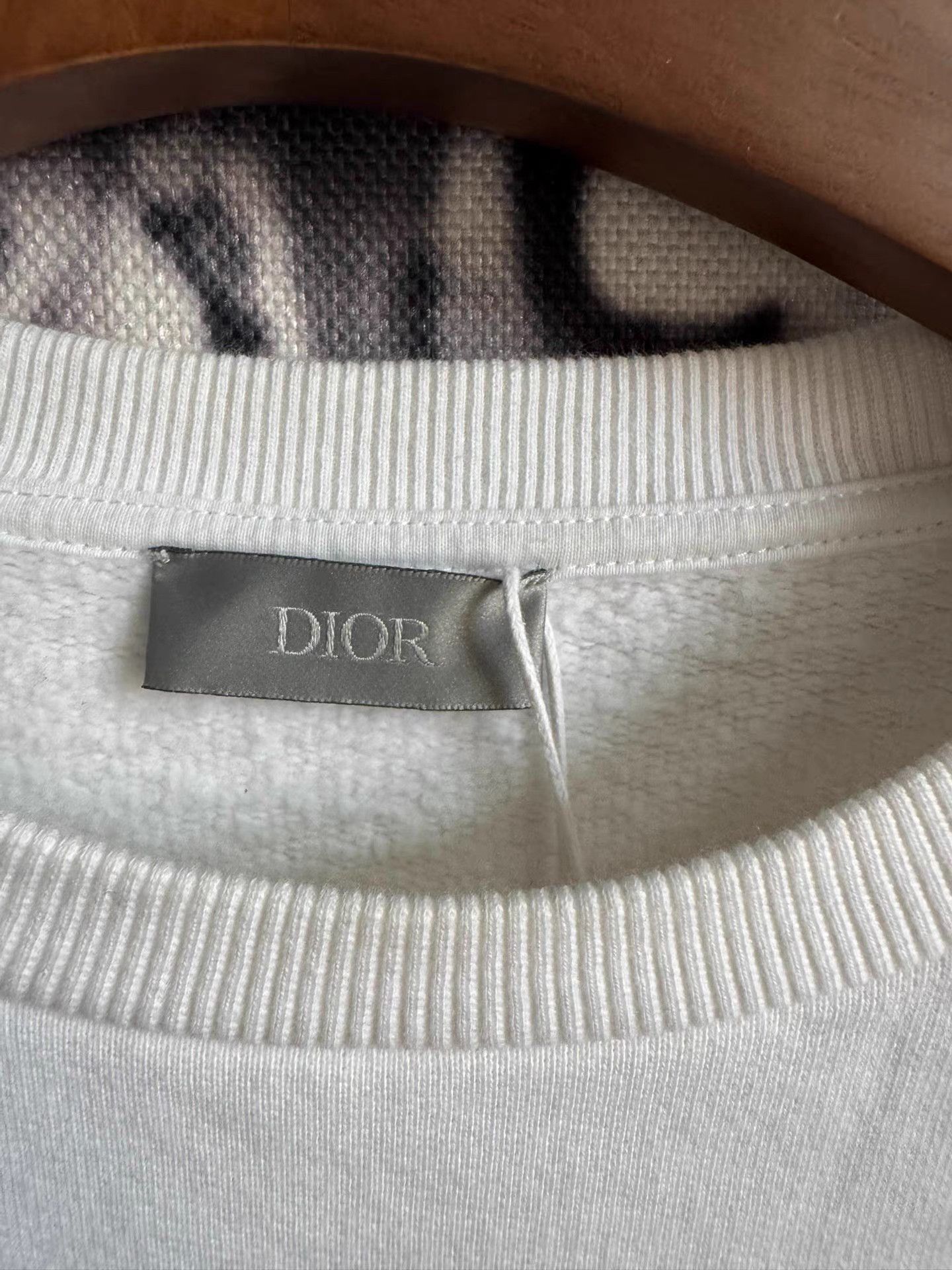 Dior White Long Sleeve Graphic Sweatshirt Size US M / EU 48-50 / 2 - 4 Thumbnail