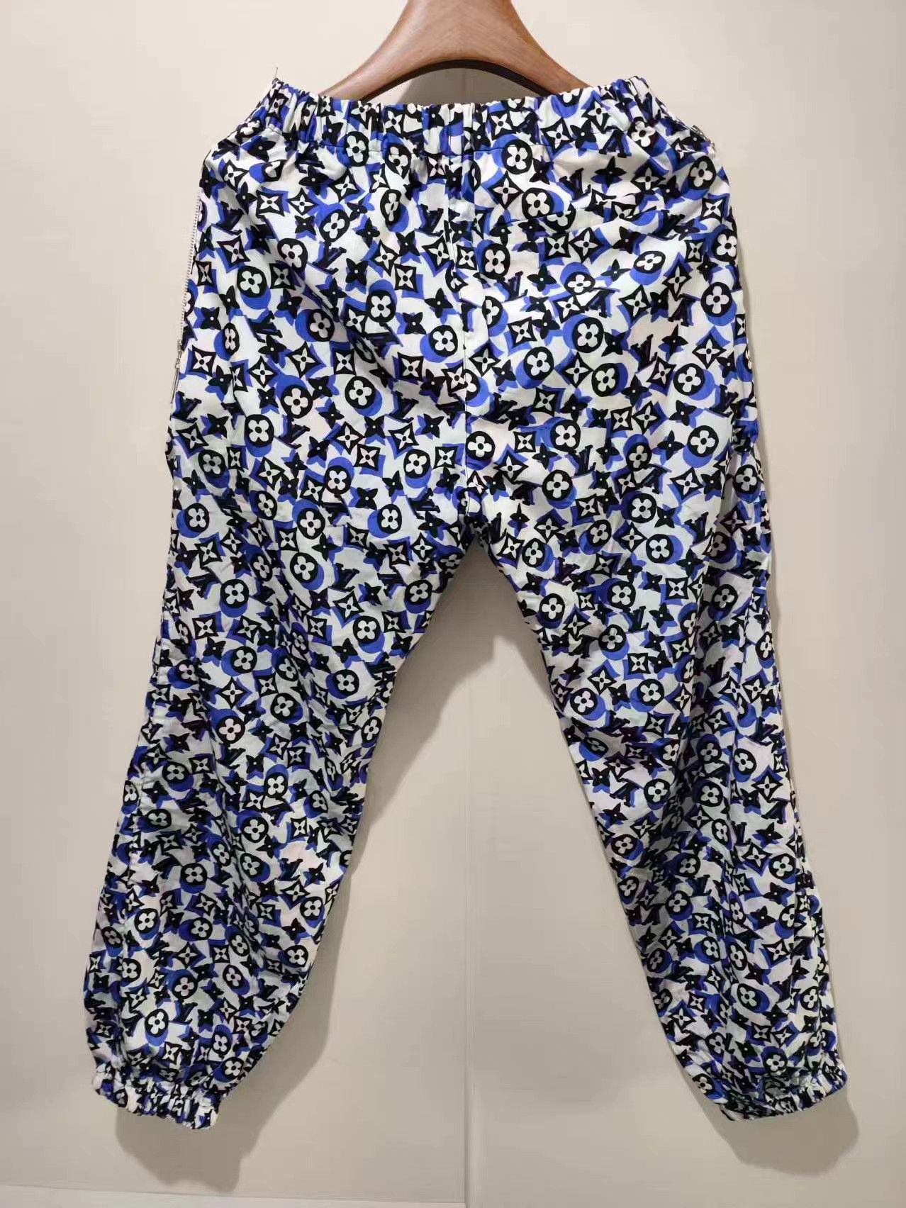 Louis Vuitton White Star and Flower Print Casual Pants Size US 36 / EU 52 - 2 Thumbnail