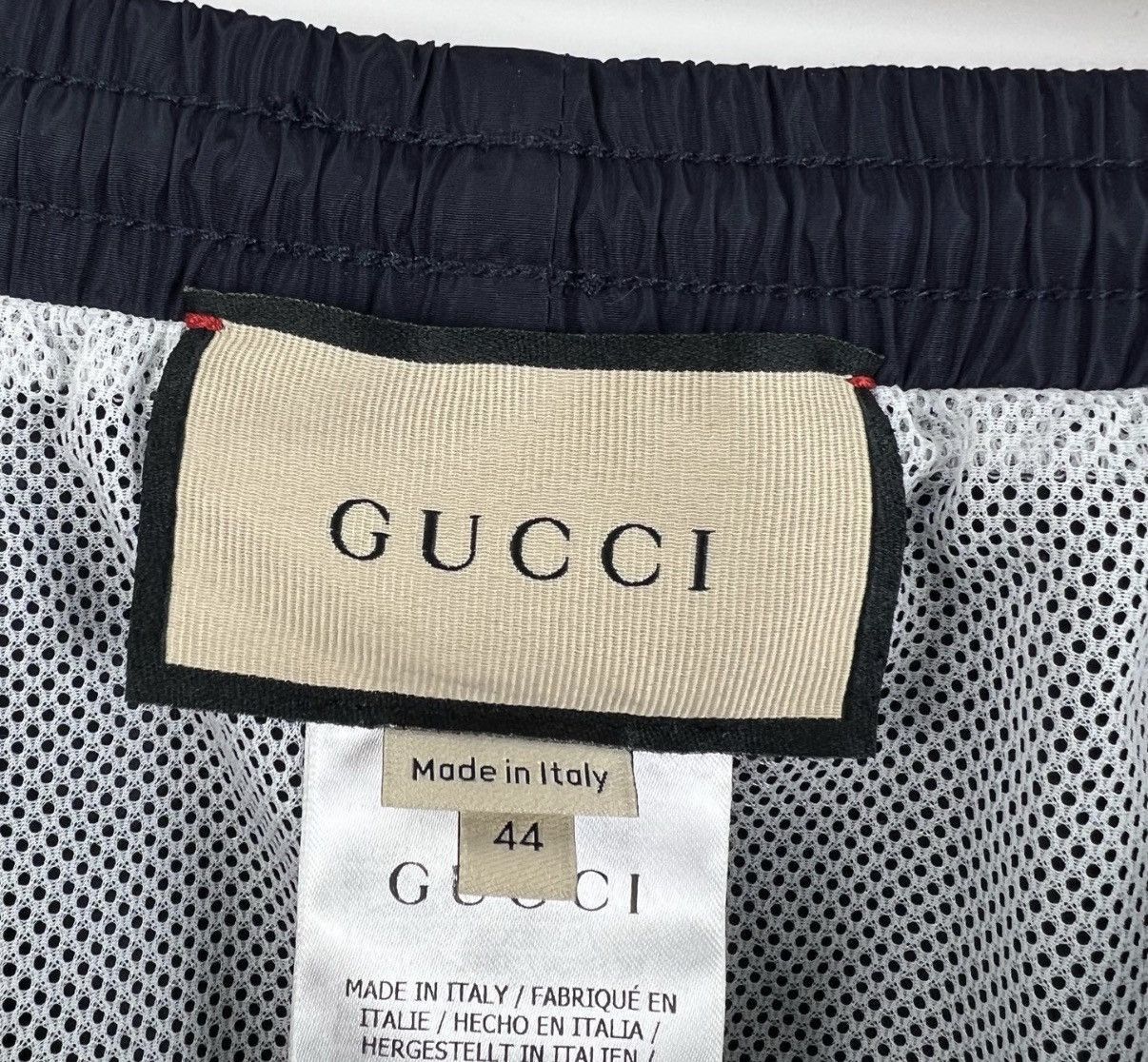 Gucci Blue Athletic Shorts with Striped Side Panels Size 28 Size US 28 / EU 44 - 3 Thumbnail