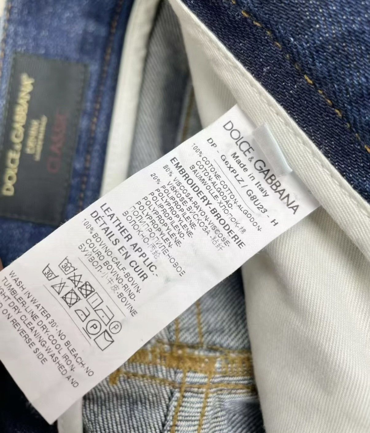 Dolce & Gabbana Blue Distressed Denim Jeans Size 32 Size US 32 / EU 48 - 9 Thumbnail