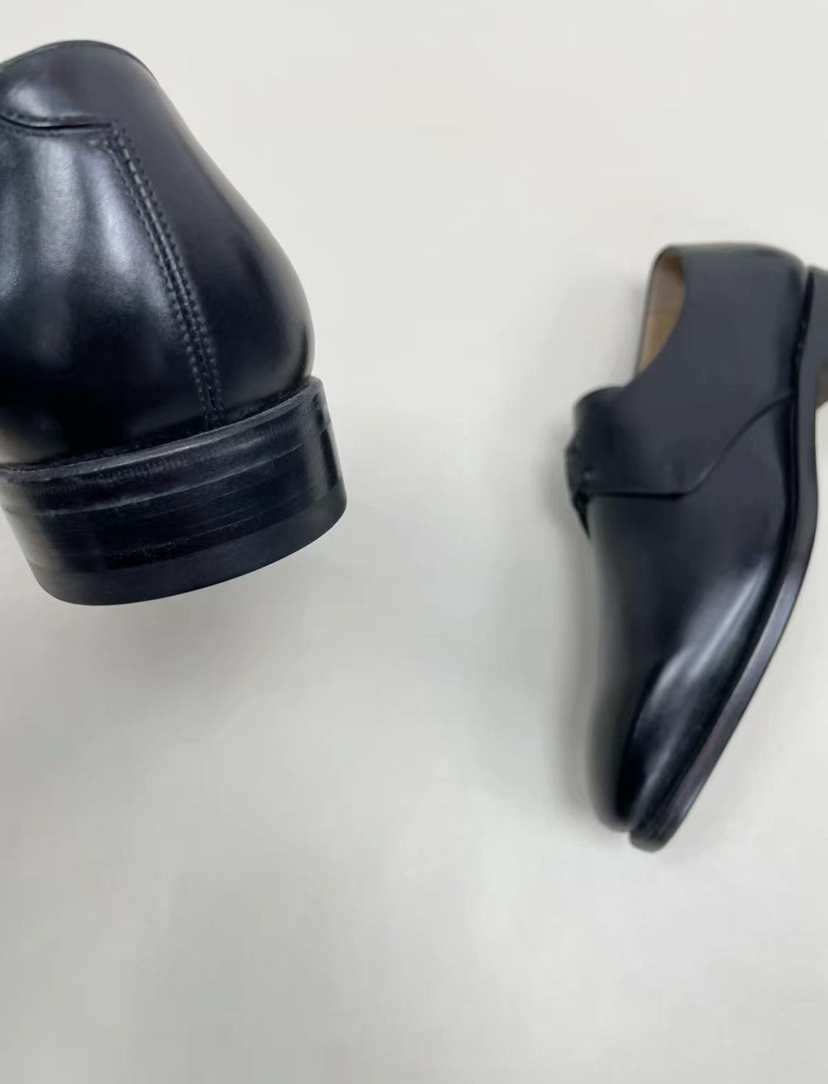 Salvatore Ferragamo Black Leather Formal Lace-Up Shoes Size US 6.5 / EU 39-40 - 4 Thumbnail