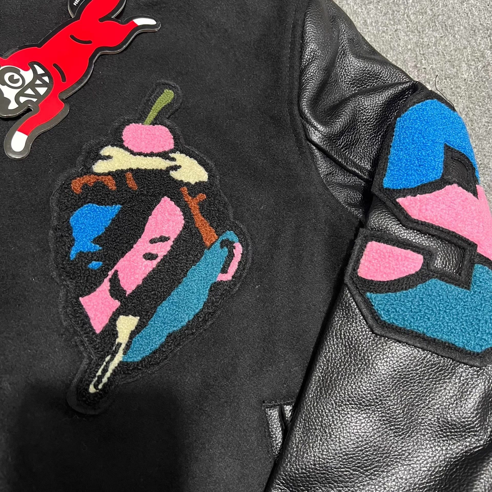 Billionaire Boys Club Black Bomber Jacket with Embroidered Patches Size US S / EU 44-46 / 1 - 7 Thumbnail