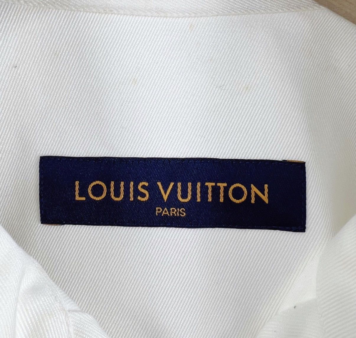 Louis Vuitton White Graphic Short Sleeve Shirt Size US S / EU 44-46 / 1 - 4 Thumbnail