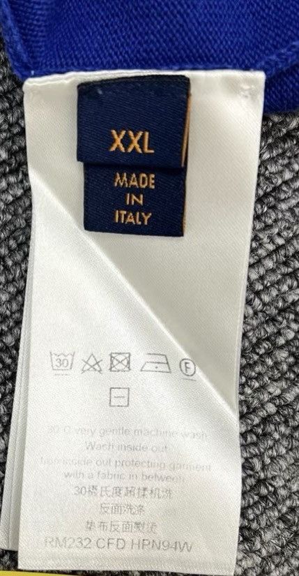 Louis Vuitton Blue Graphic Short-Sleeve Shirt Size US XXL / EU 58 / 5 - 7 Thumbnail