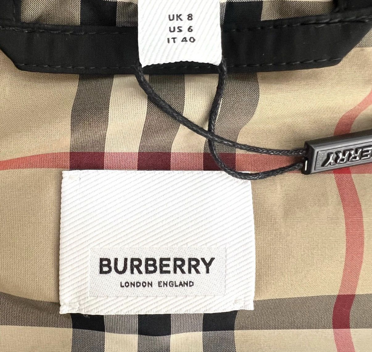 Burberry Black Long Hooded Coat with Button Front Size S Size US S / EU 44-46 / 1 - 4 Thumbnail
