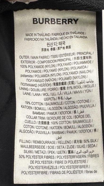 Burberry Black Quilted Jacket with Red Emblem - XXS Size US XXS / EU 40 - 9 Thumbnail