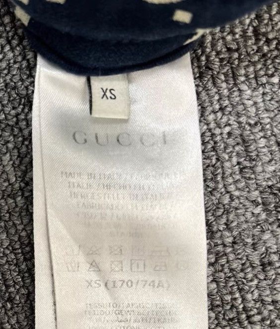 Gucci Blue Patterned Casual Sweatpants with Stripes Size US 30 / EU 46 - 8 Thumbnail