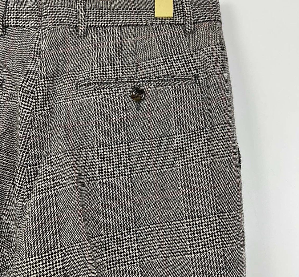 Gucci Beige Checkered Casual Pants Size 30 Size US 30 / EU 46 - 5 Thumbnail