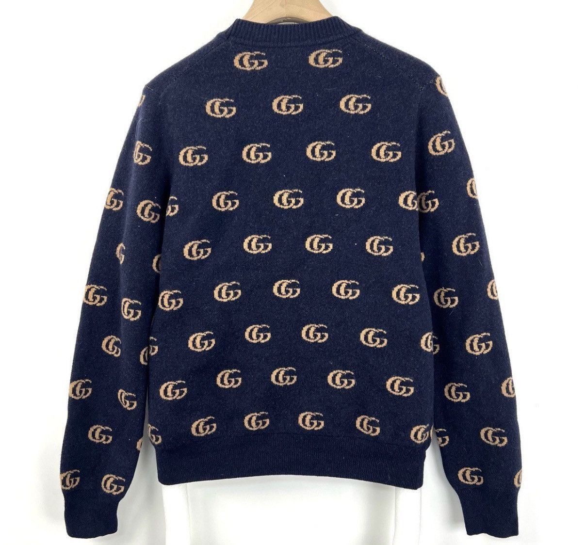 Gucci Blue Patterned Button-Up Cardigan Size S Size US S / EU 44-46 / 1 - 2 Thumbnail