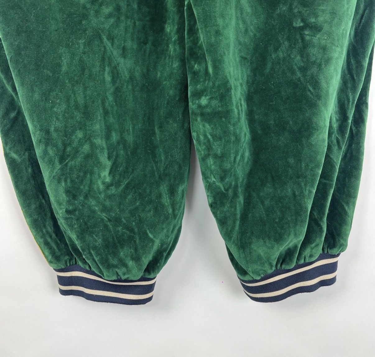 Gucci Blue Patterned Casual Pants with Striped Sides Size US 34 / EU 50 - 6 Thumbnail