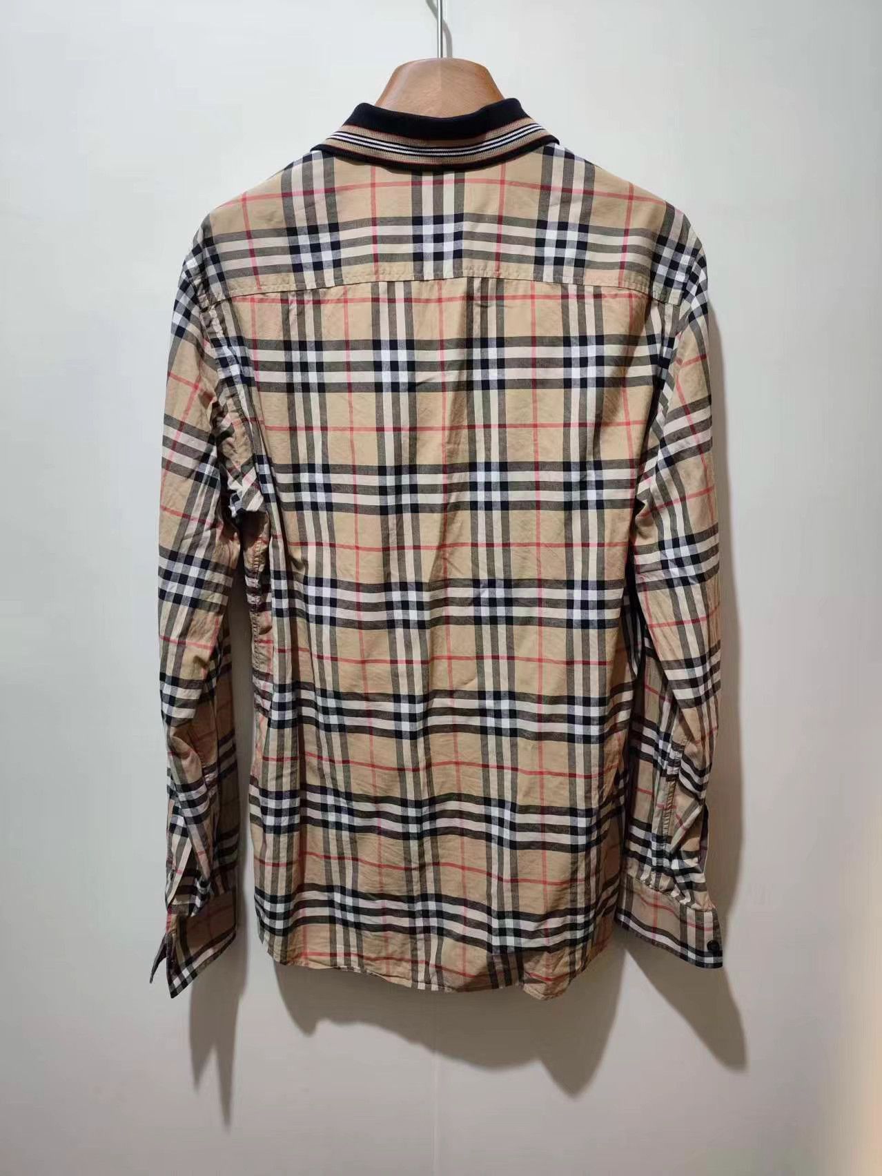 Burberry Beige Plaid Long Sleeve Button-Up Shirt S Size US S / EU 44-46 / 1 - 2 Thumbnail