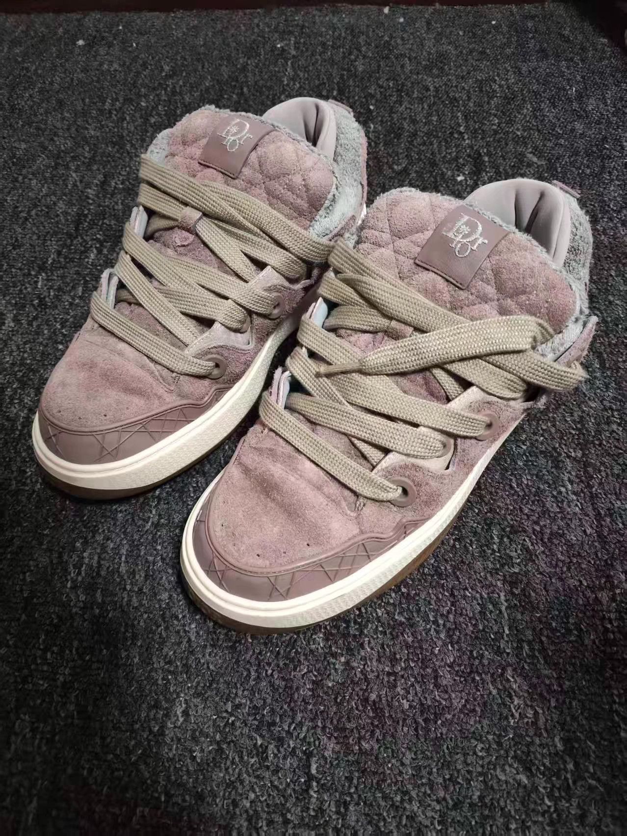 Dior Pink High-Top Sneakers Size 11 Size US 11 / EU 44 - 3 Thumbnail