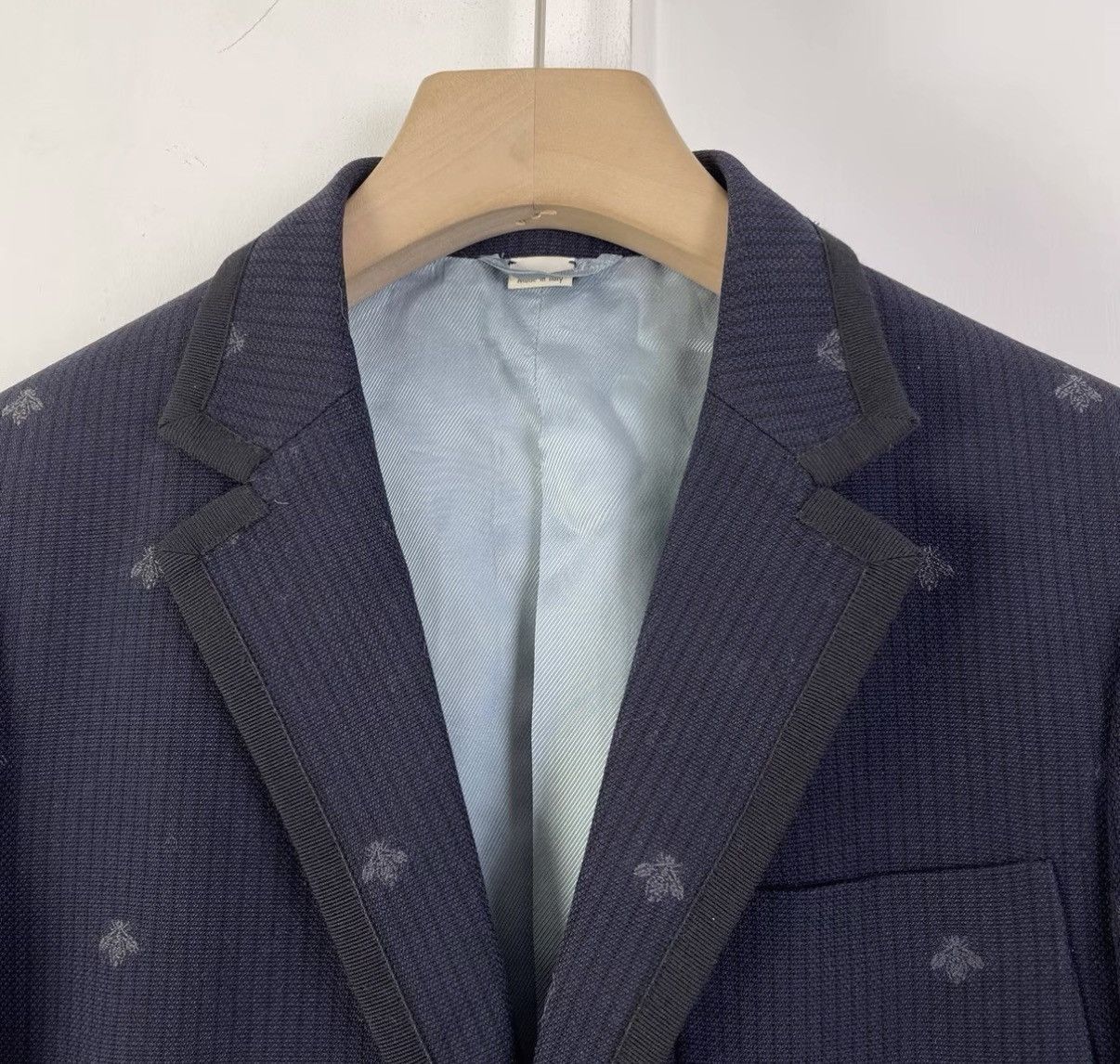 Gucci Blue Patterned Blazer - Size S Size US S / EU 44-46 / 1 - 3 Thumbnail