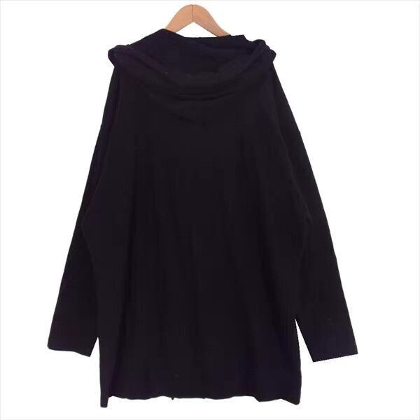 Yohji Yamamoto Black Hooded Button-Up Jacket Size L Size US L / EU 52-54 / 3 - 2 Thumbnail