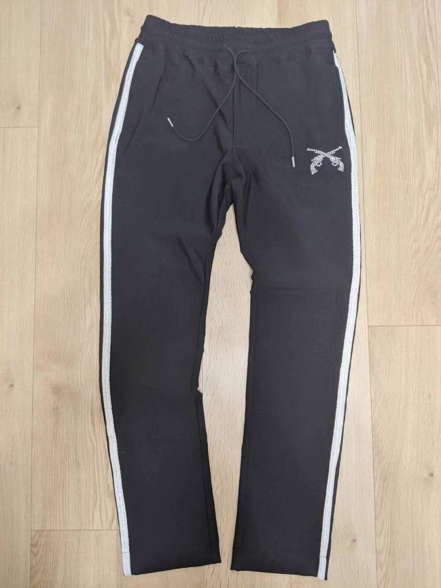Roar Black Track Jacket & Pants Set with Crystal Gun Design Size US S / EU 44-46 / 1 - 4 Thumbnail