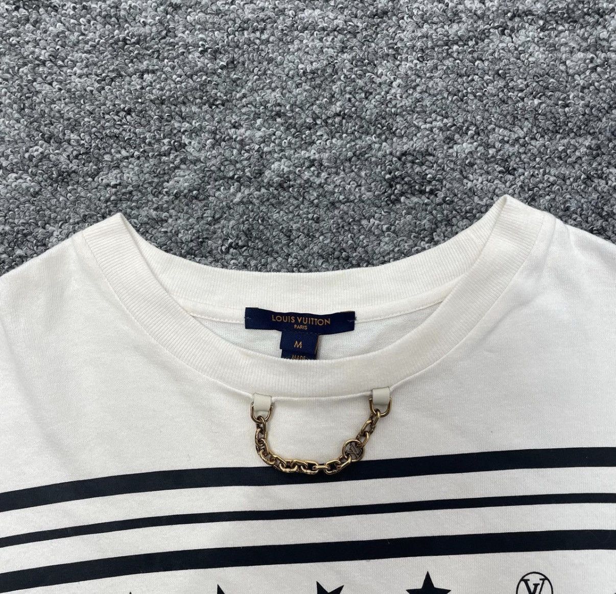Louis Vuitton White Short Sleeve Graphic Tee Size US M / EU 48-50 / 2 - 3 Thumbnail