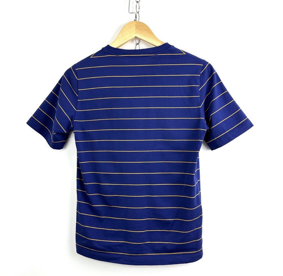 Miu Miu Blue Striped Short Sleeve T-Shirt with Pocket Size US S / EU 44-46 / 1 - 2 Thumbnail