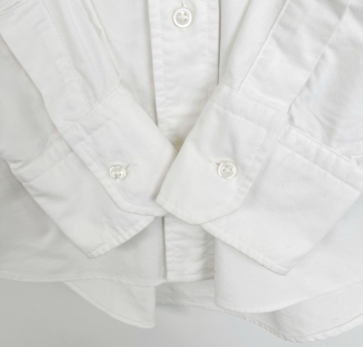 Thom Browne White Long Sleeve Button-Up Shirt Size US L / EU 52-54 / 3 - 5 Thumbnail