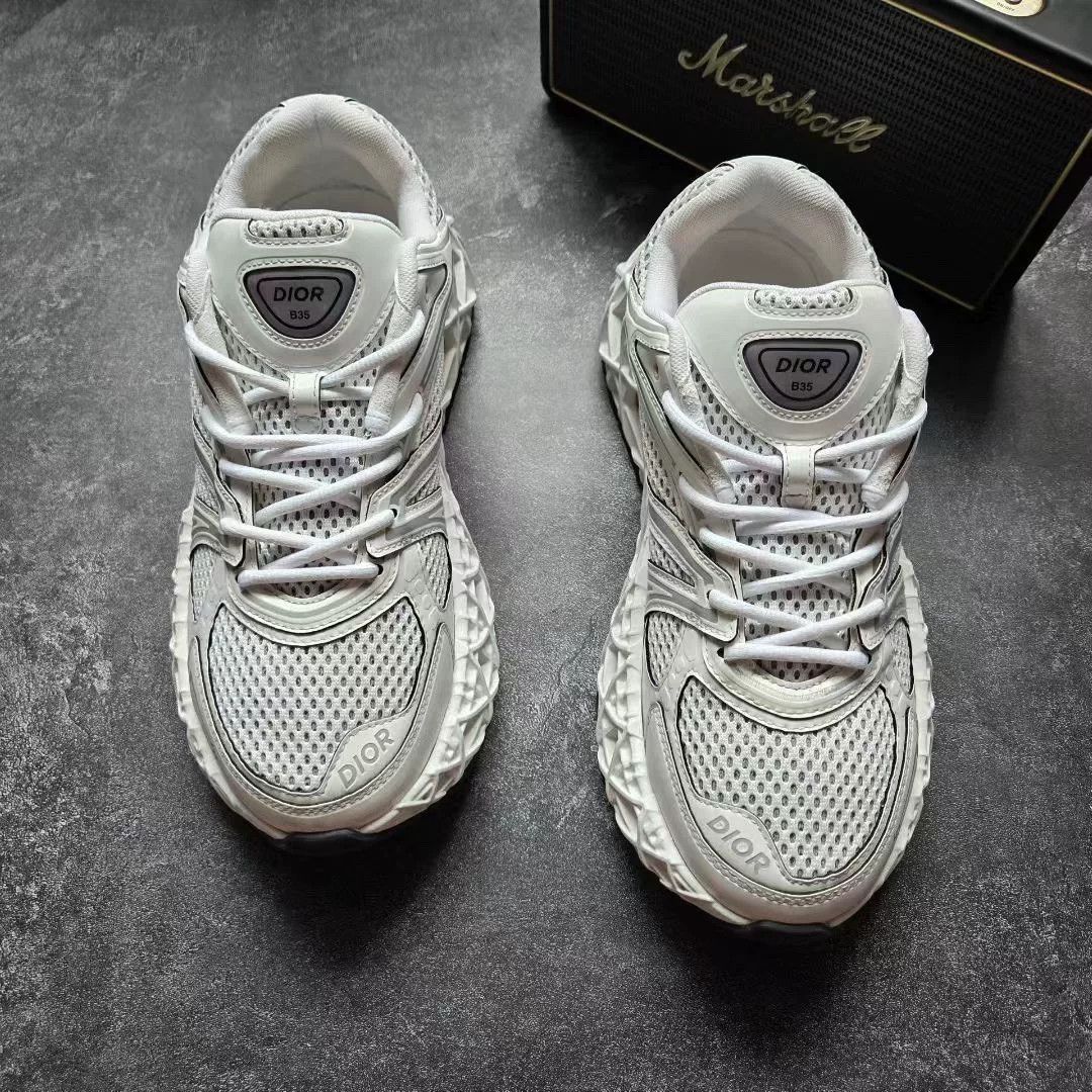 Dior Dior White Lowtop Sneakers 35 Men Size US 5 / EU 37 - 3 Thumbnail