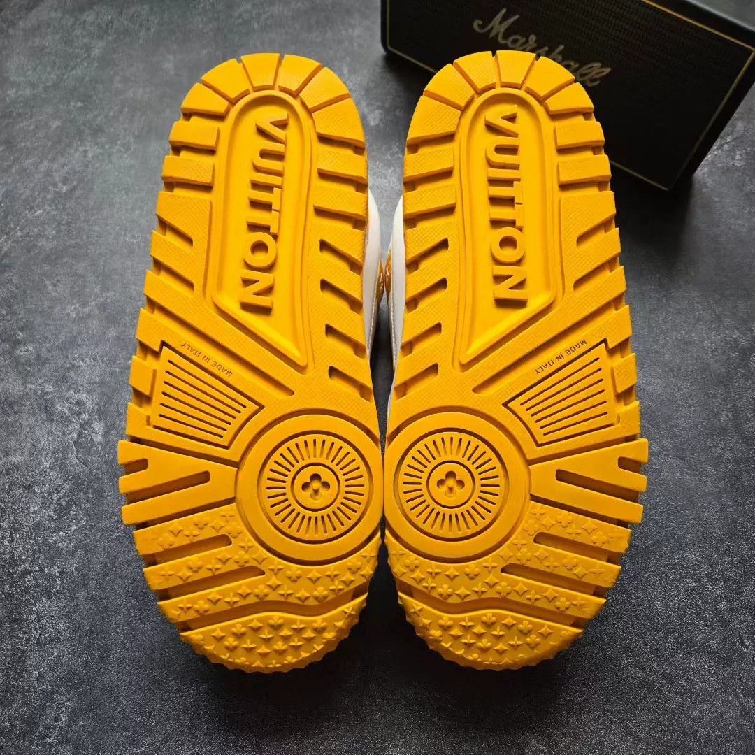 Louis Vuitton Louis Vuitton Training Yellow Lowtop Sneakers 42 Men Size US 9 / EU 42 - 7 Thumbnail