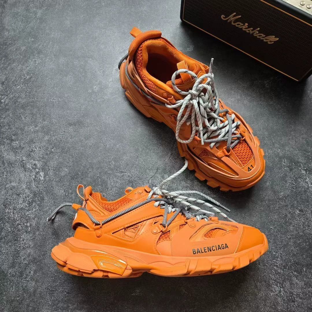 Balenciaga Balenciaga Orange Lowtop Sneakers 41 Men Size US 8.5 / EU 41-42 - 5 Thumbnail
