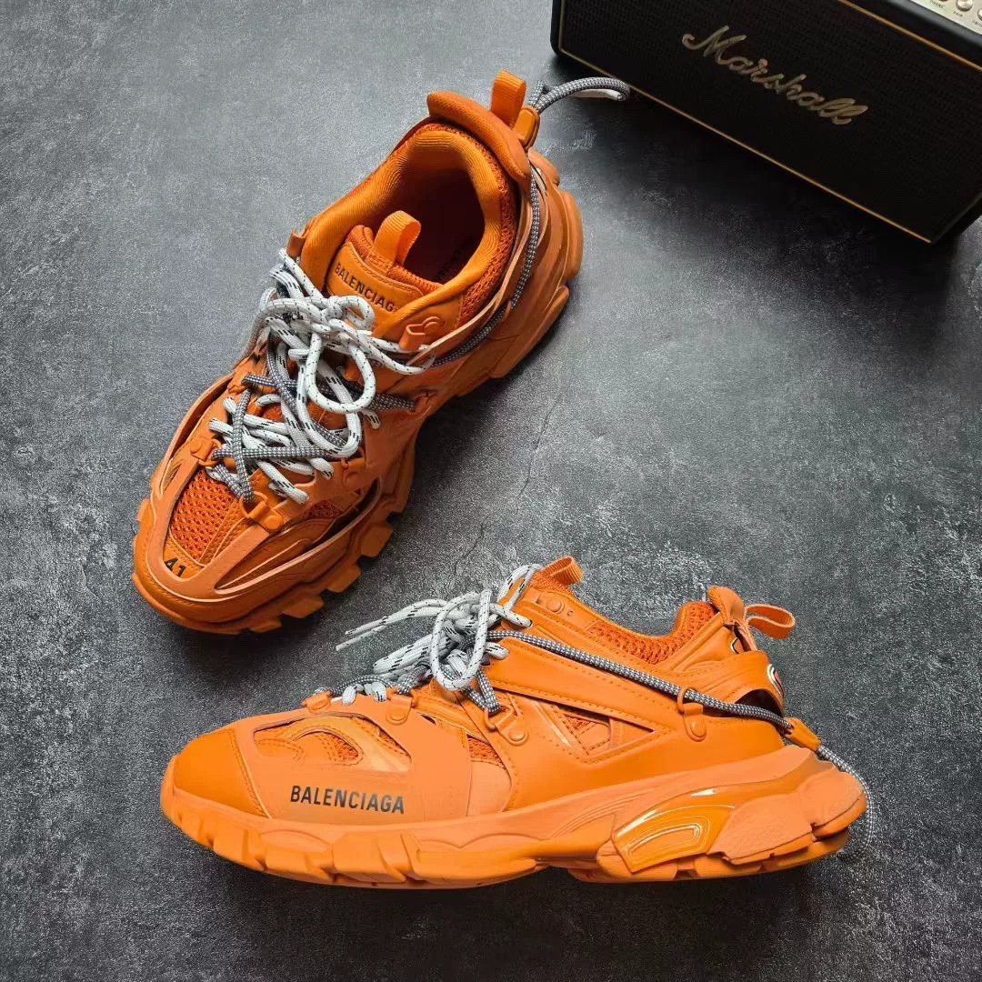 Balenciaga Balenciaga Orange Lowtop Sneakers 41 Men Size US 8.5 / EU 41-42 - 4 Thumbnail