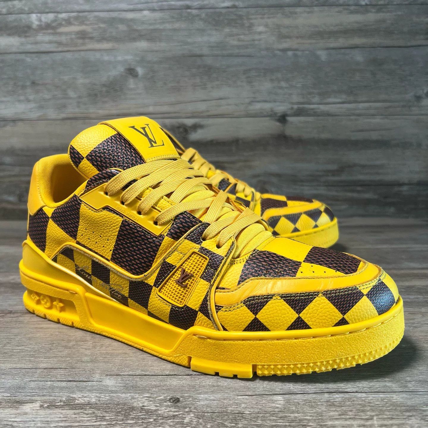 Louis Vuitton Louis Vuitton Training Yellow Lowtop Sneakers 41 Men Size US 8.5 / EU 41-42 - 2 Thumbnail
