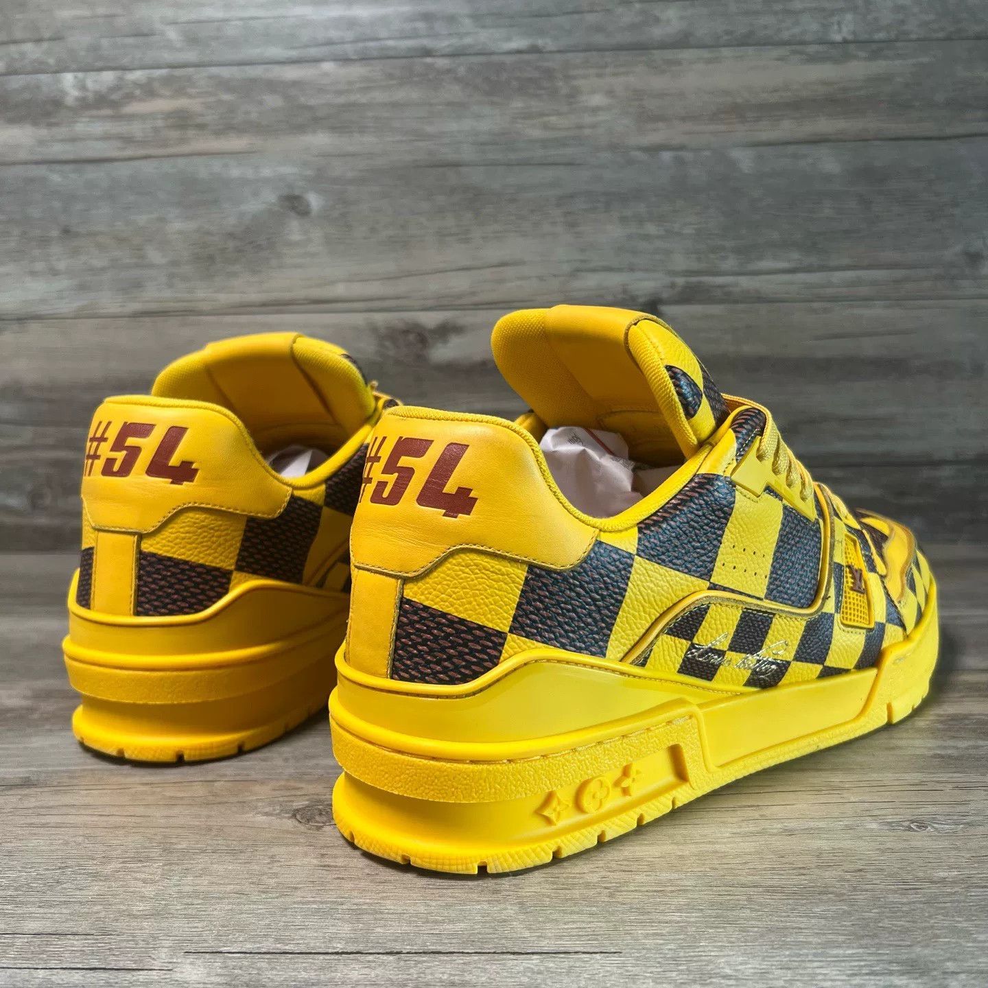 Louis Vuitton Louis Vuitton Training Yellow Lowtop Sneakers 41 Men Size US 8.5 / EU 41-42 - 3 Thumbnail