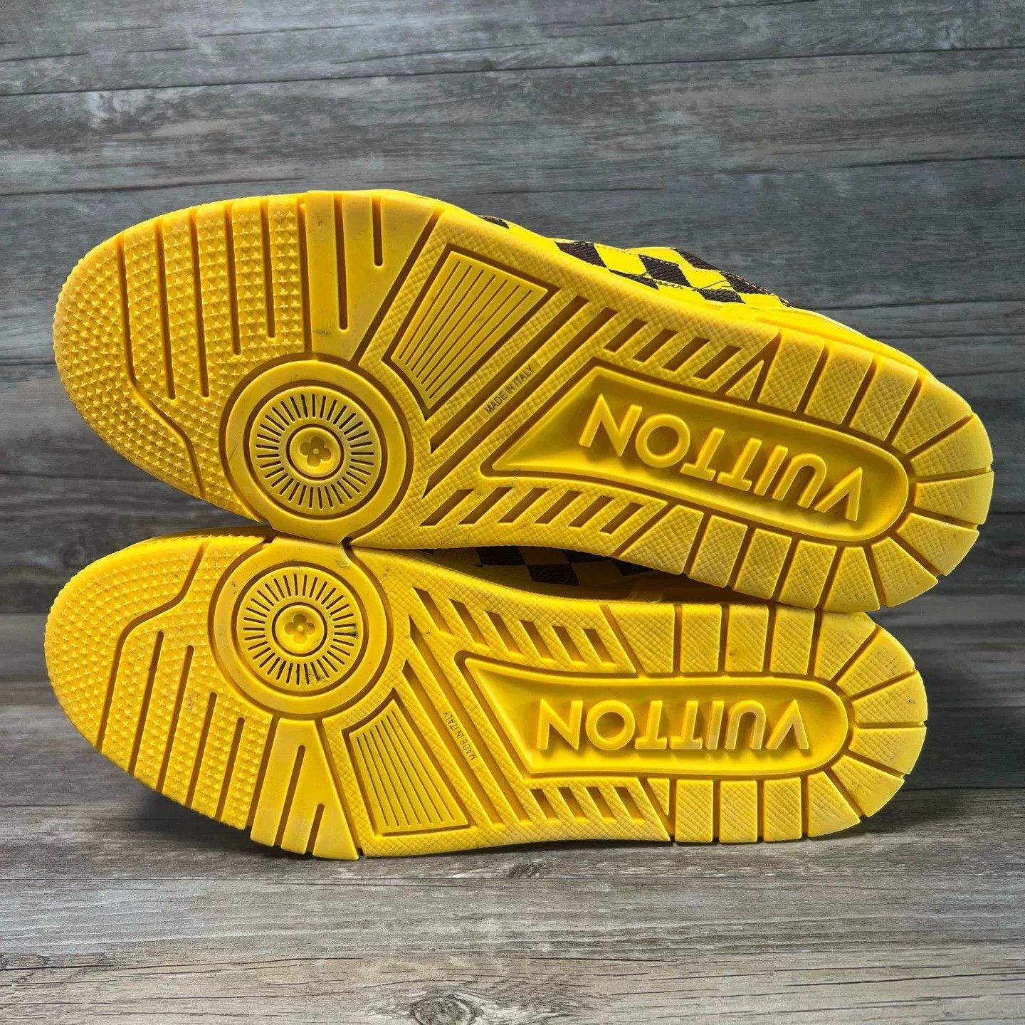 Louis Vuitton Louis Vuitton Training Yellow Lowtop Sneakers 41 Men Size US 8.5 / EU 41-42 - 6 Thumbnail