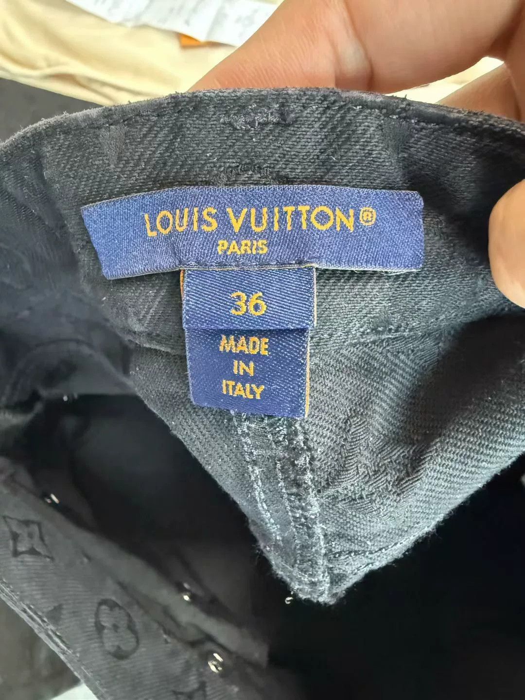 Louis Vuitton Louis Vuitton Black Denim Jeans 36 Men Size US 36 / EU 52 - 5 Thumbnail