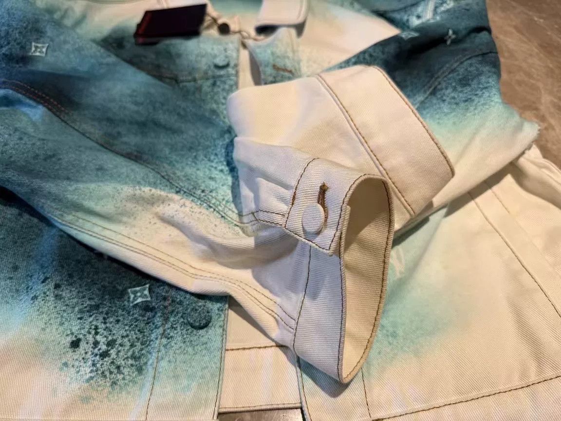 Louis Vuitton Louis Vuitton Denim Tie-Dye Multi Jacket 48 Women Size XL / US 12-14 / IT 48-50 - 5 Thumbnail