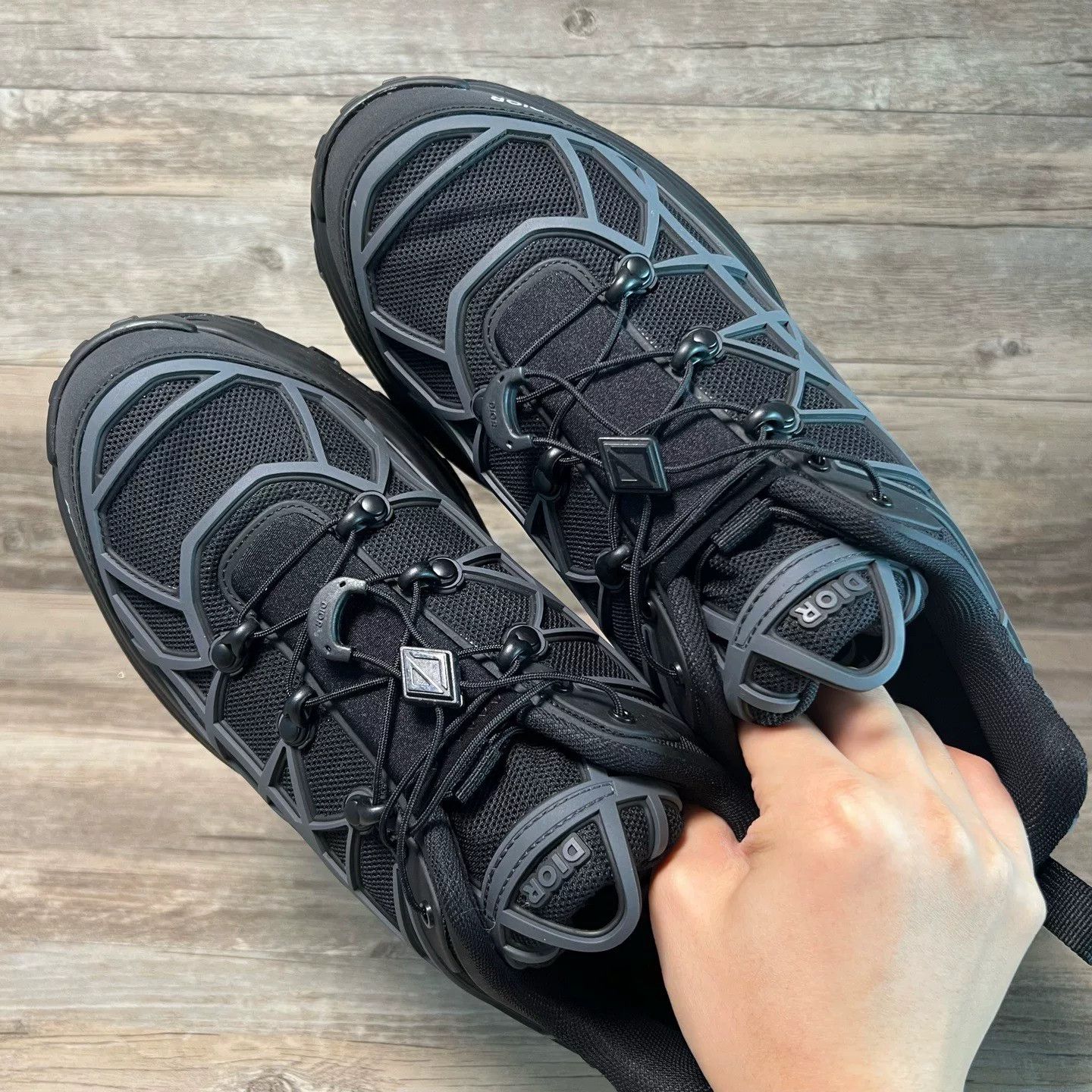 Dior Dior Printed Plaid Black Lowtop Sneakers 31 Men Size US 5 / EU 37 - 5 Thumbnail