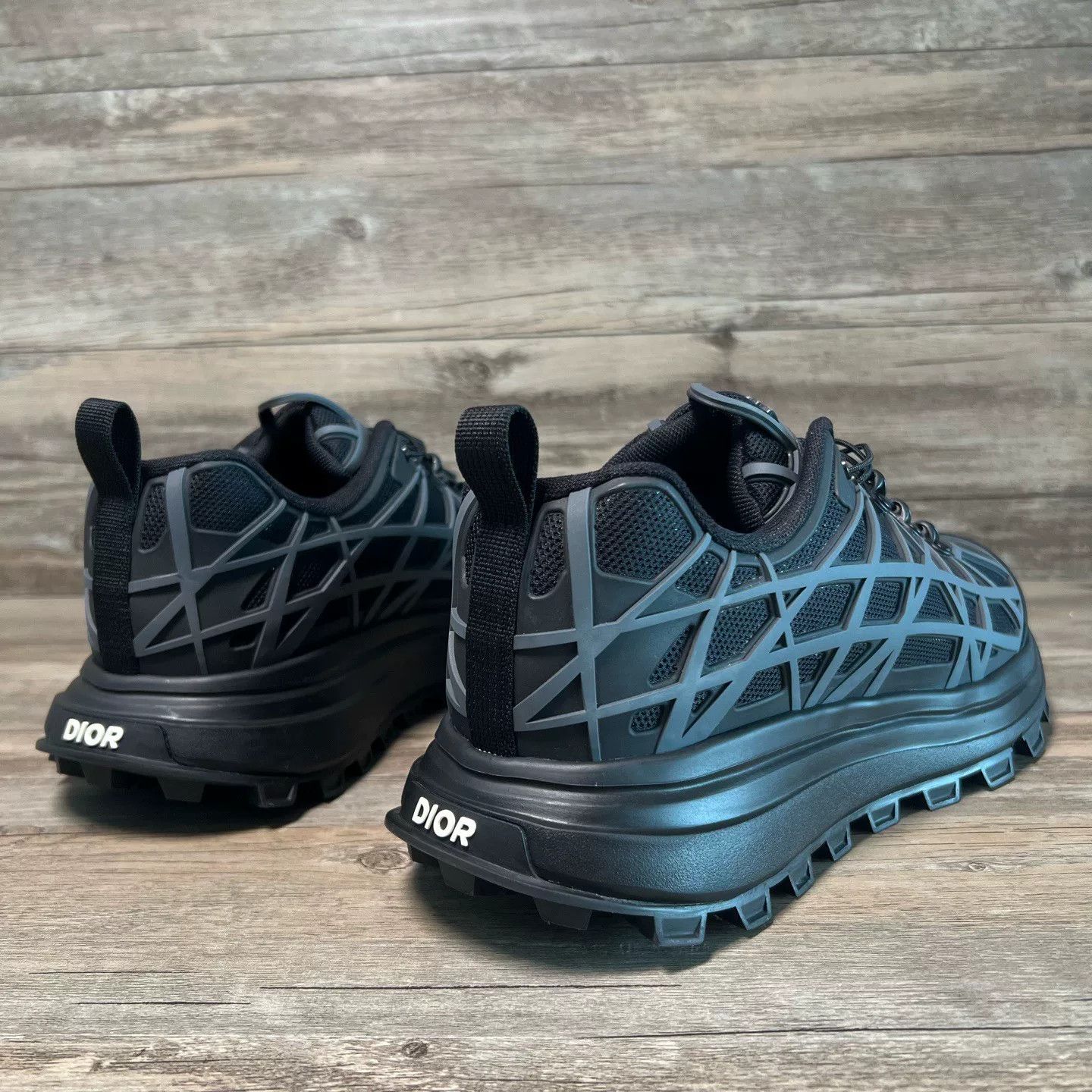 Dior Dior Printed Plaid Black Lowtop Sneakers 31 Men Size US 5 / EU 37 - 3 Thumbnail