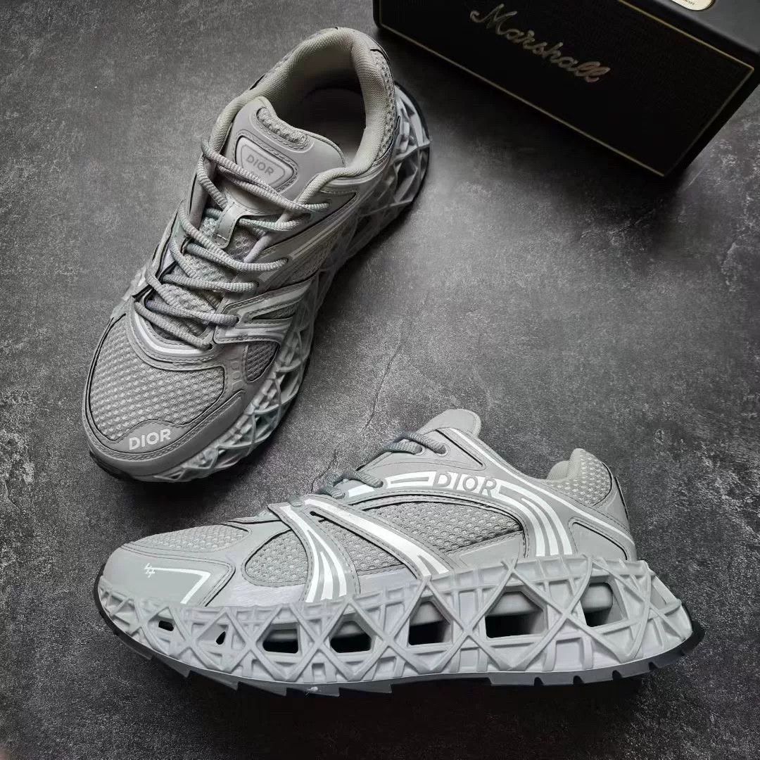 Dior Dior Gray Lowtop Sneakers 35 Men Size US 5 / EU 37 - 5 Thumbnail