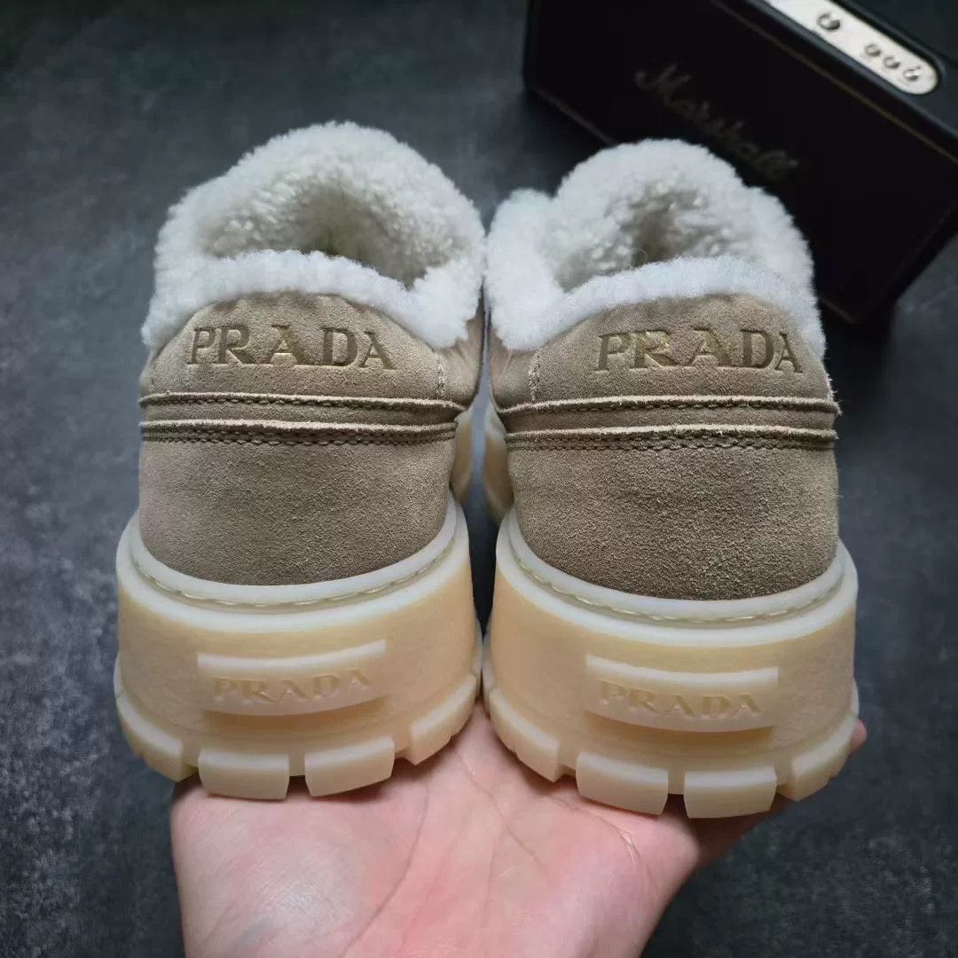 Prada Prada Suede Wool Brown Lowtop Sneakers 41 Men Size US 8.5 / EU 41-42 - 6 Thumbnail