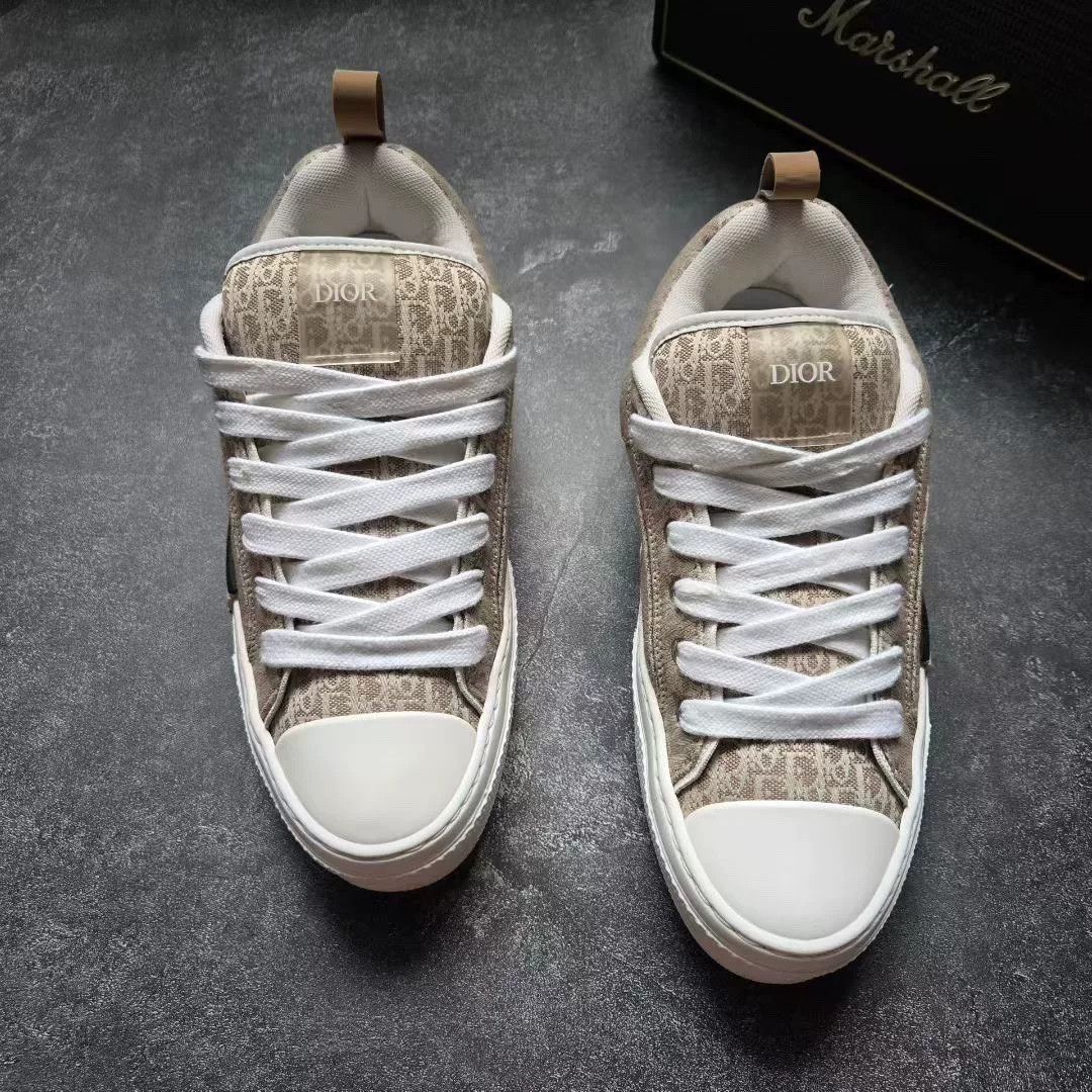 Dior Dior White Lowtop Sneakers 23 Women Size US 8 / IT 38 - 3 Thumbnail