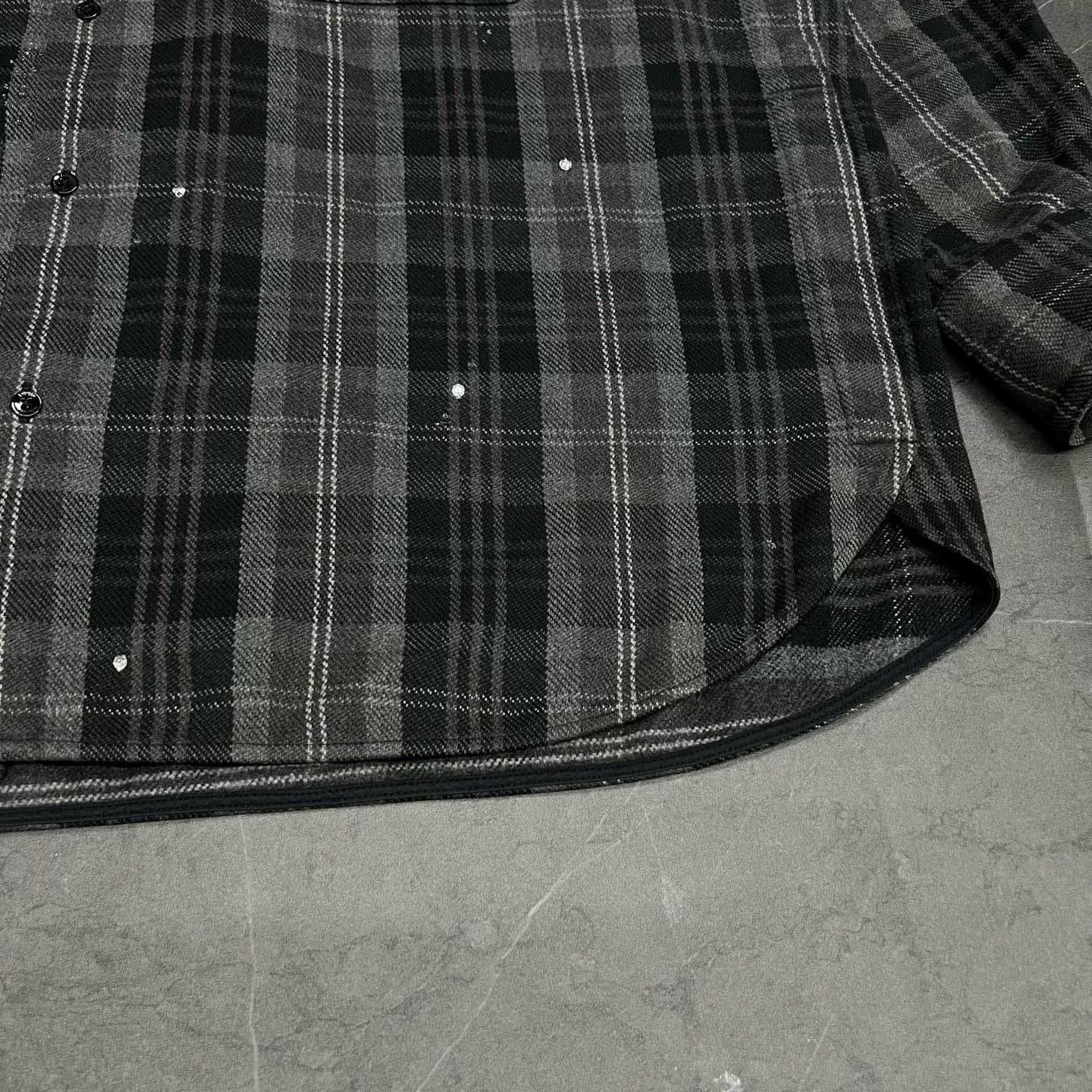 Louis Vuitton Louis Vuitton Plaid Gray Shirt M Men Size US M / EU 48-50 / 2 - 5 Thumbnail