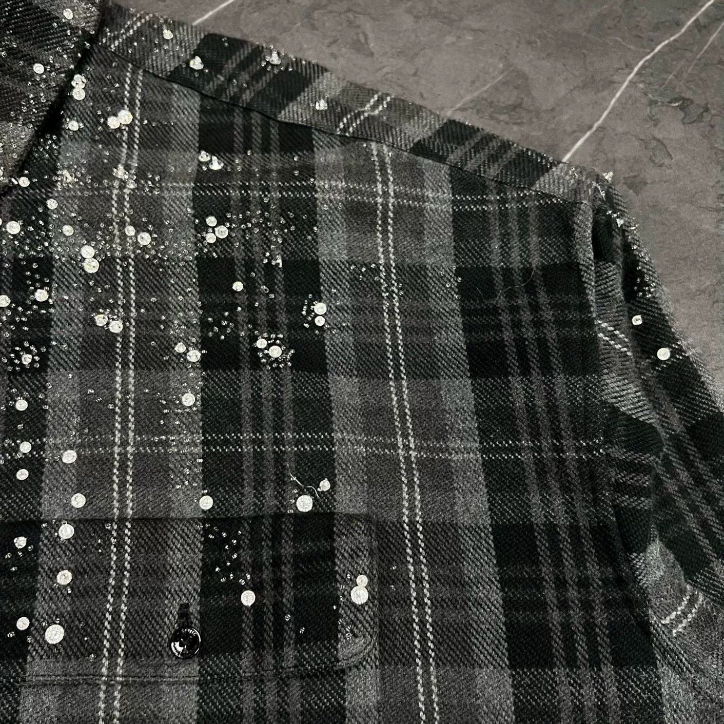Louis Vuitton Louis Vuitton Plaid Gray Shirt M Men Size US M / EU 48-50 / 2 - 3 Thumbnail