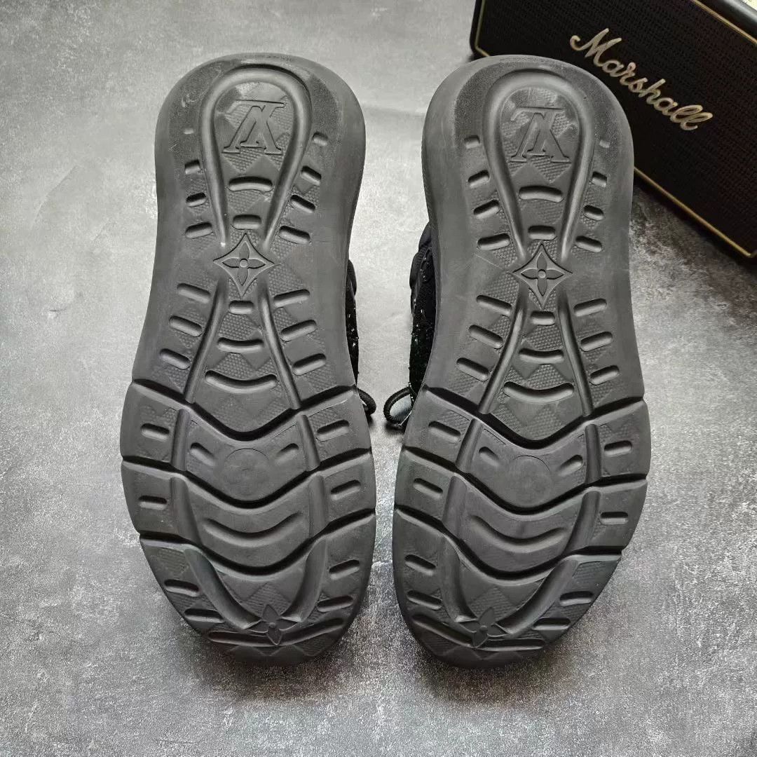 Louis Vuitton Louis Vuitton Black Lowtop Sneakers 41 Men Size US 8.5 / EU 41-42 - 7 Thumbnail