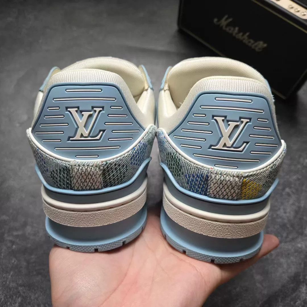 Louis Vuitton Louis Vuitton Training Blue Lowtop Sneakers 25 Men Size US 10 / EU 43 - 6 Thumbnail
