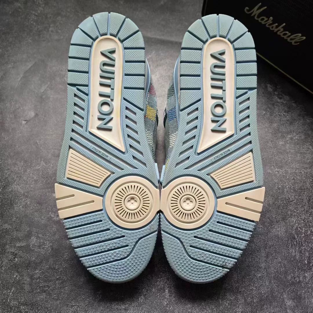 Louis Vuitton Louis Vuitton Training Blue Lowtop Sneakers 25 Men Size US 10 / EU 43 - 7 Thumbnail