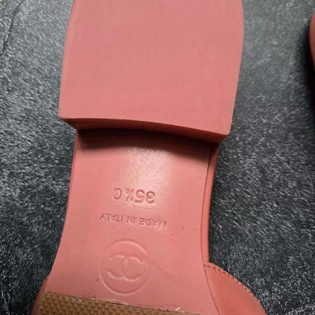 Chanel Chanel Pink Sandals 35 Women Size US 5 / IT 35 - 8 Thumbnail