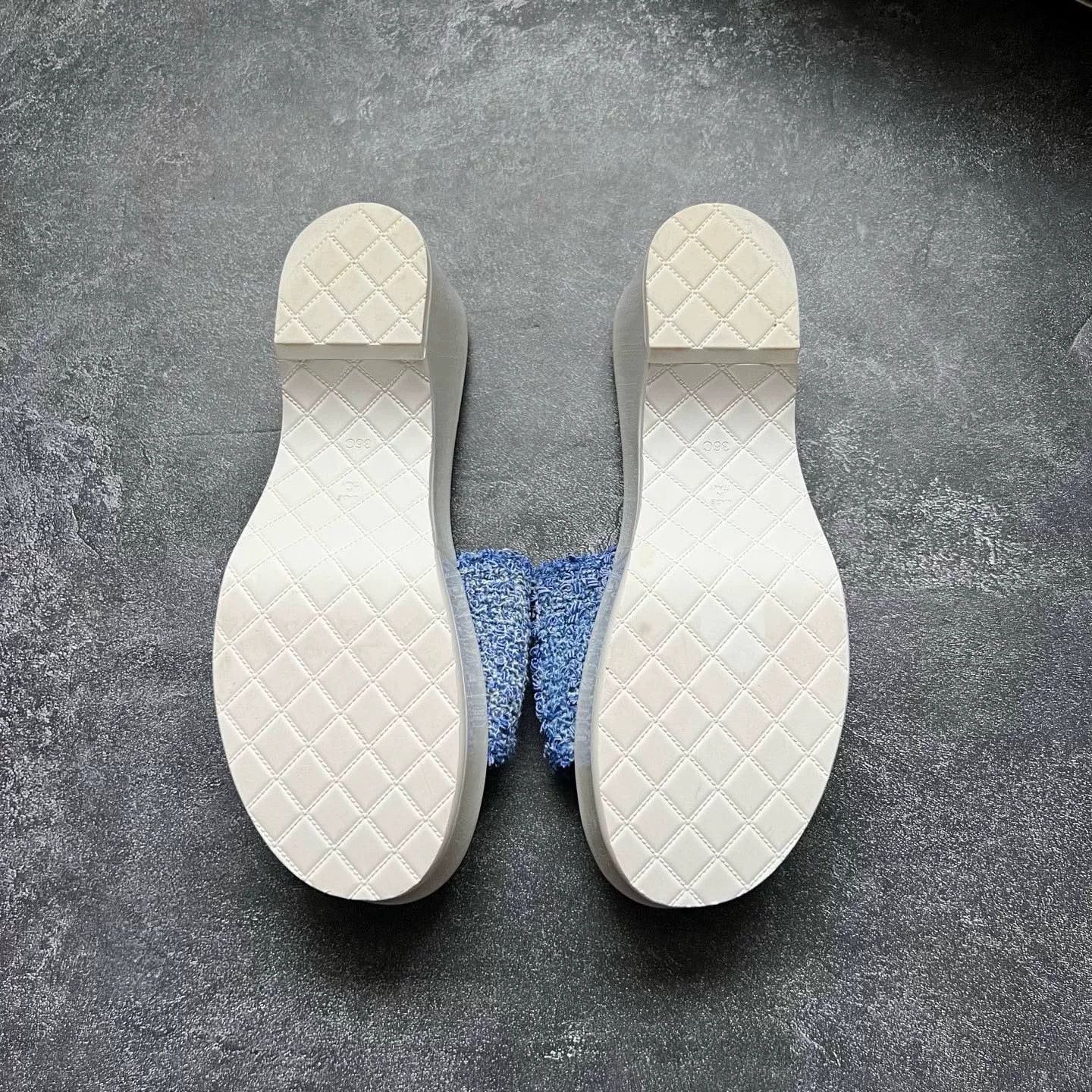 Chanel Chanel Blue Sandals 24 Women Size US 8 / IT 38 - 7 Thumbnail