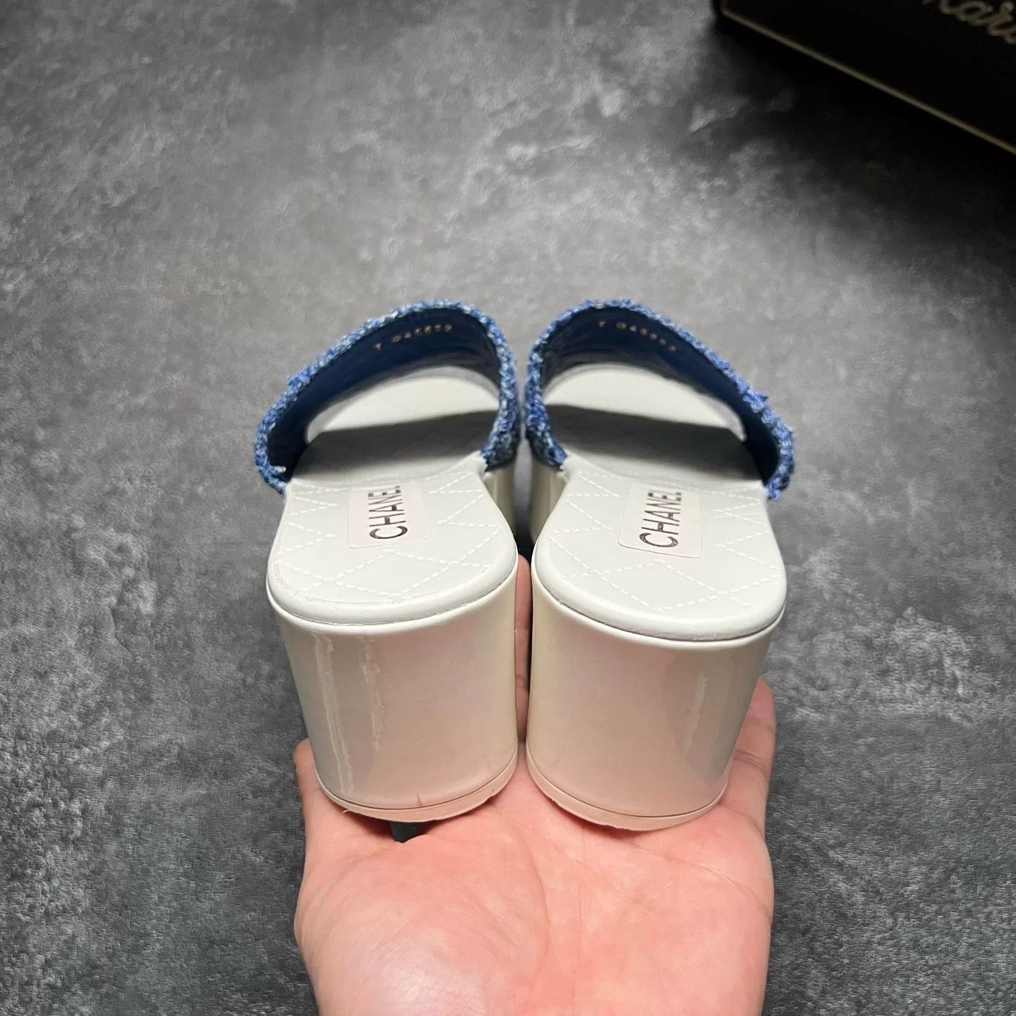 Chanel Chanel Blue Sandals 24 Women Size US 8 / IT 38 - 6 Thumbnail
