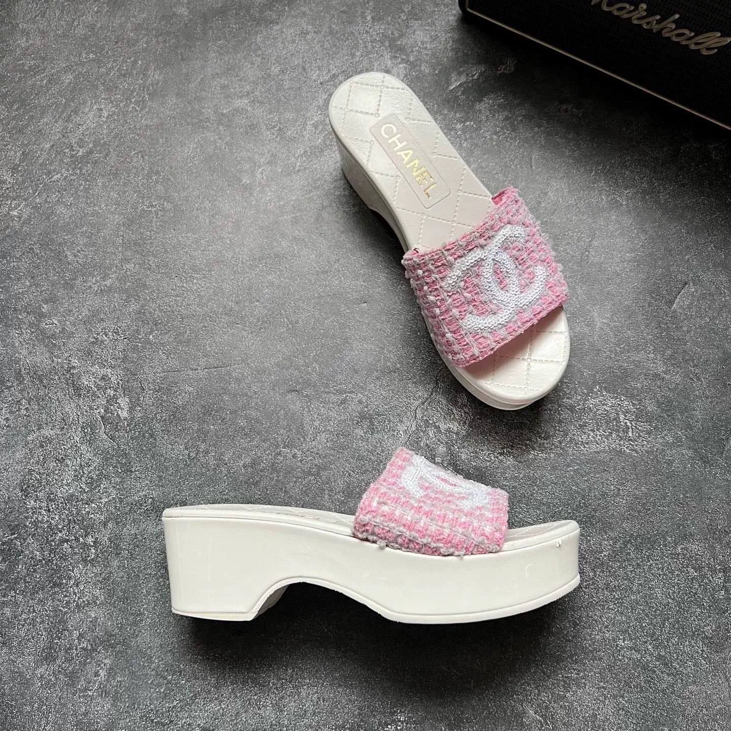 Chanel Chanel Blue Sandals 24 Women Size US 8 / IT 38 - 5 Thumbnail