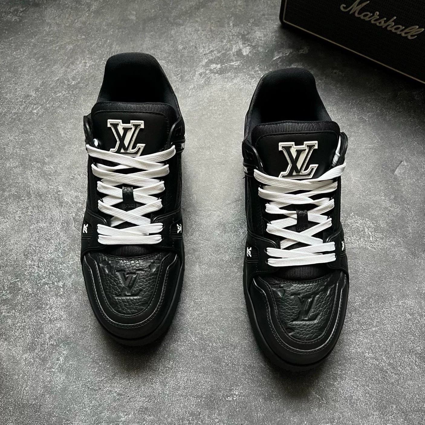 Louis Vuitton Louis Vuitton Training Black Lowtop Sneakers 41 Men Size US 8.5 / EU 41-42 - 3 Thumbnail