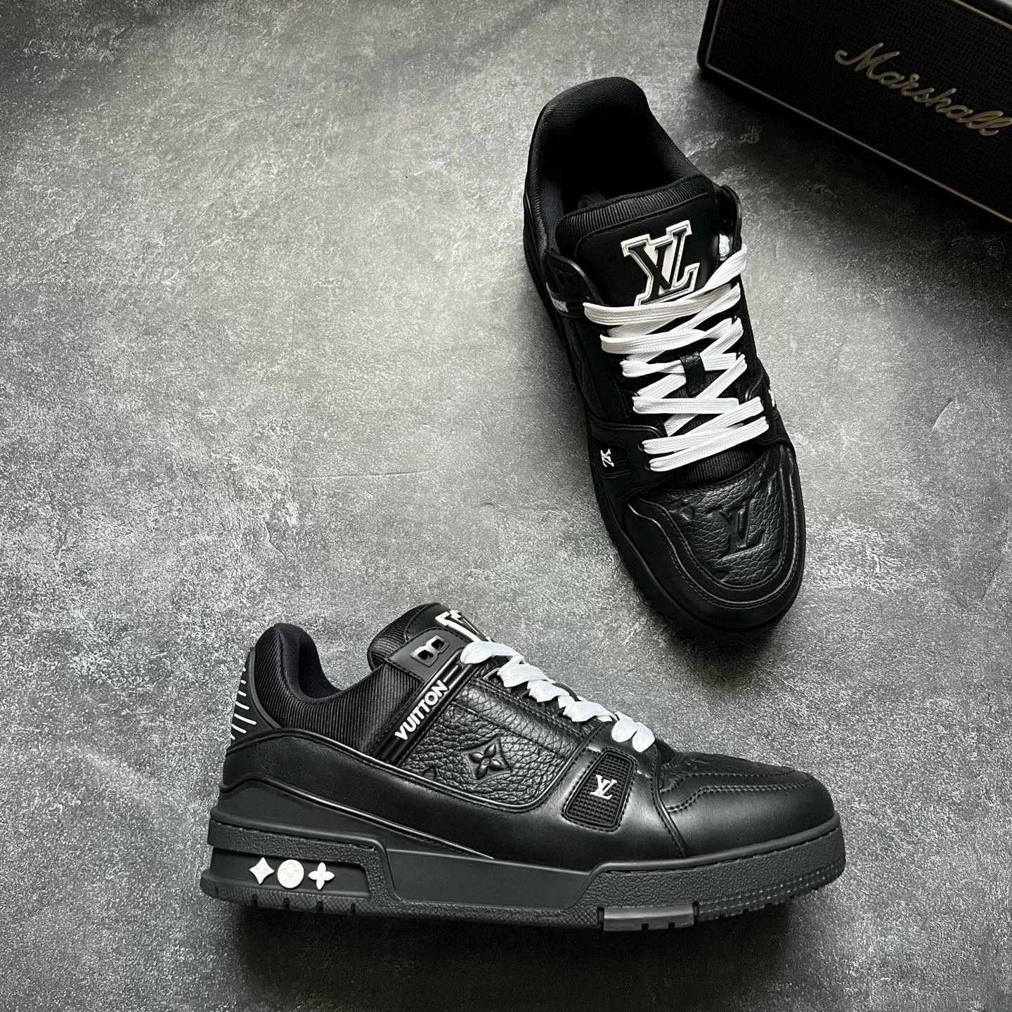 Louis Vuitton Louis Vuitton Training Black Lowtop Sneakers 41 Men Size US 8.5 / EU 41-42 - 5 Thumbnail