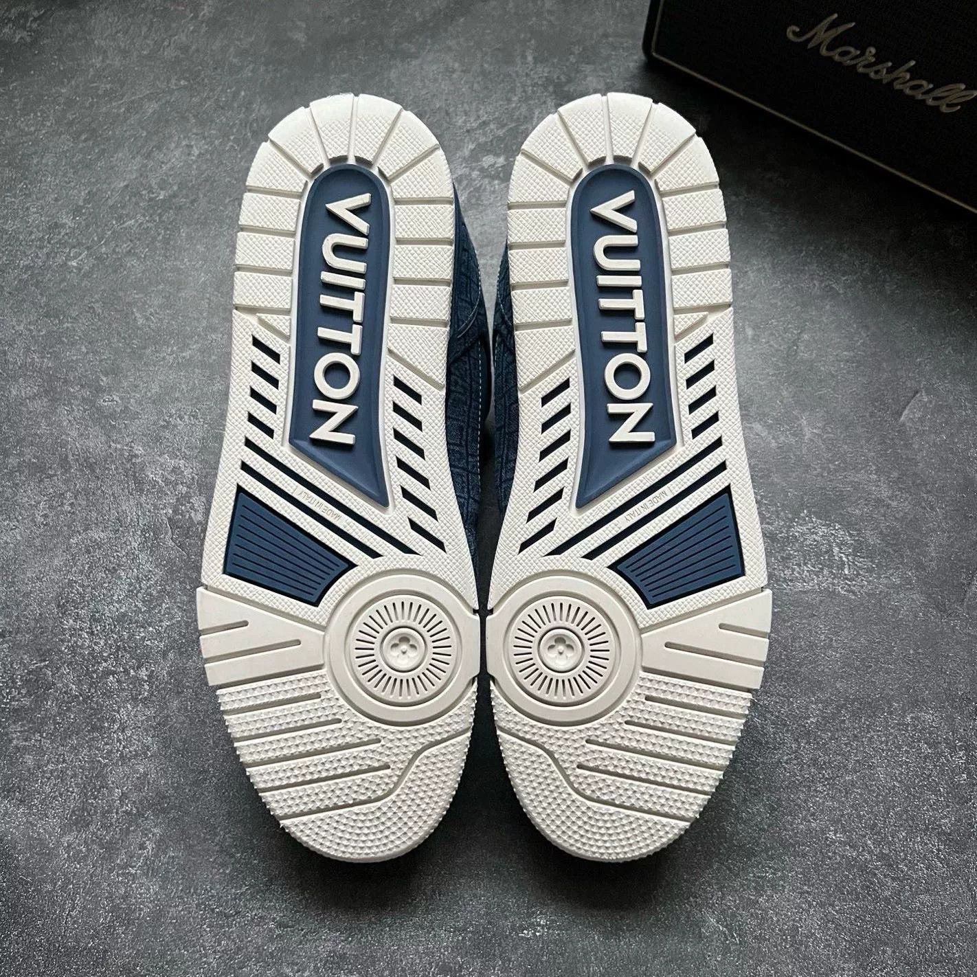 Louis Vuitton Louis Vuitton Training Blue Lowtop Sneakers 9.5 Men Size US 9.5 / EU 42-43 - 7 Thumbnail
