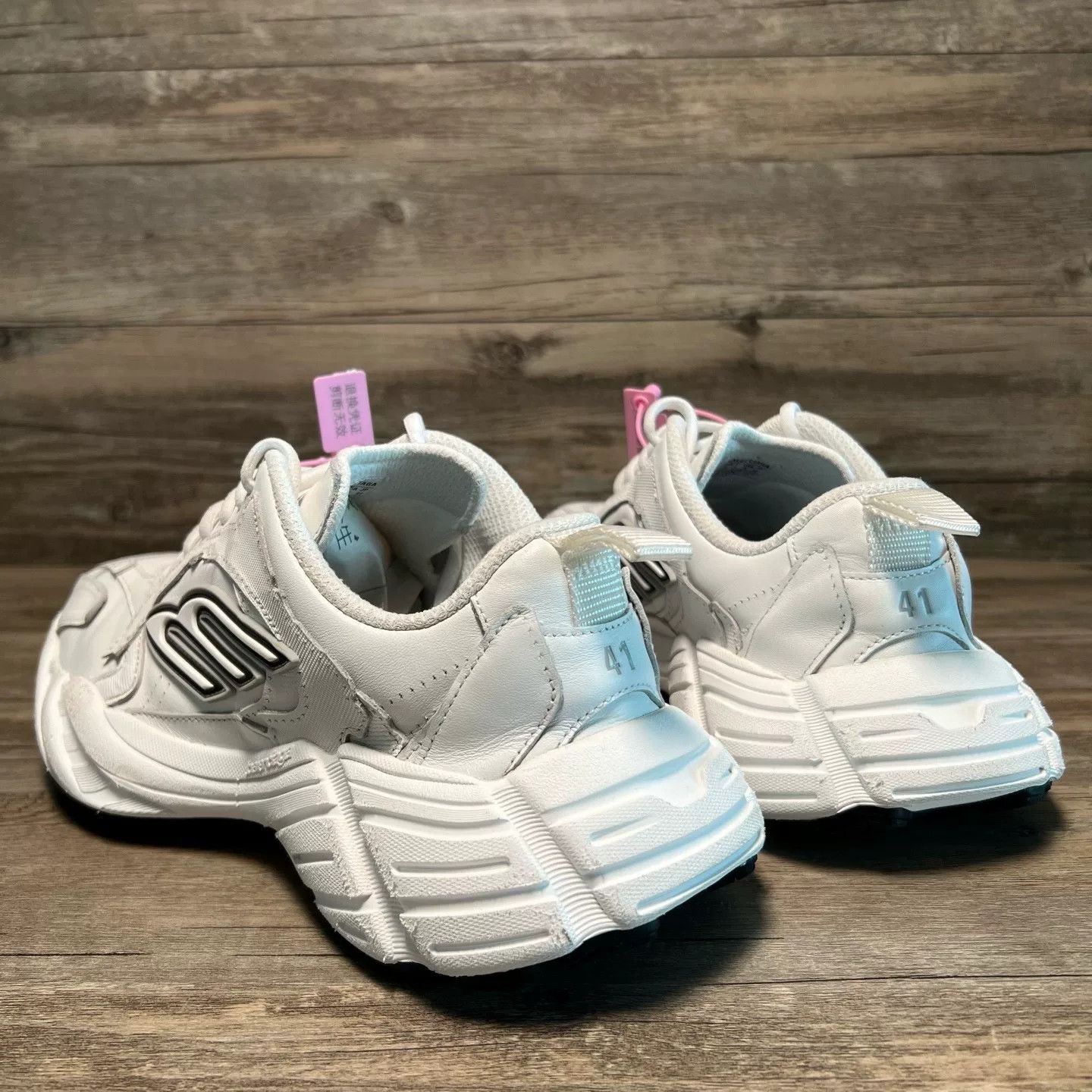 Balenciaga Balenciaga Distressed White Lowtop Sneakers 41 Men Size US 8.5 / EU 41-42 - 4 Thumbnail