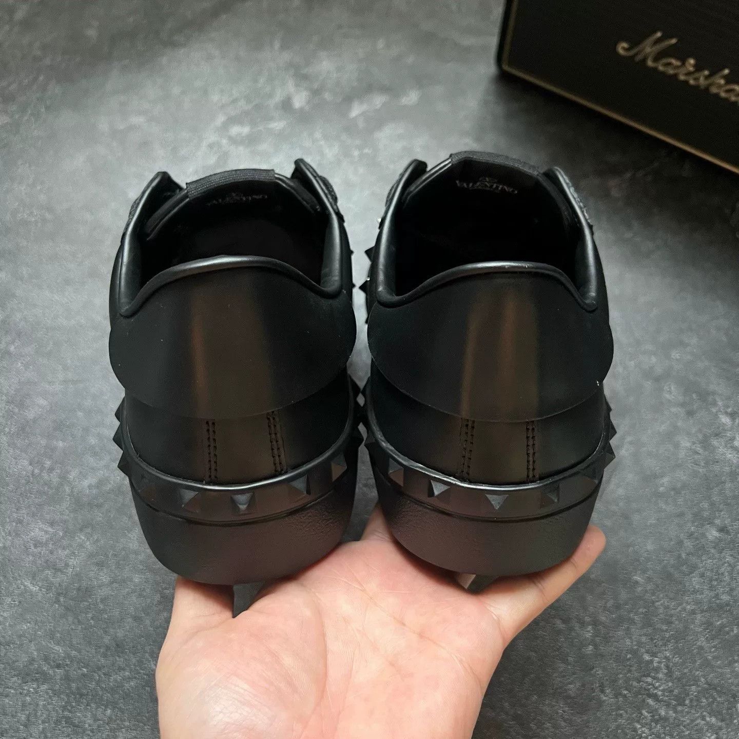 Valentino Valentino Black Lowtop Sneakers 44 Men Size US 10.5 / EU 43-44 - 6 Thumbnail